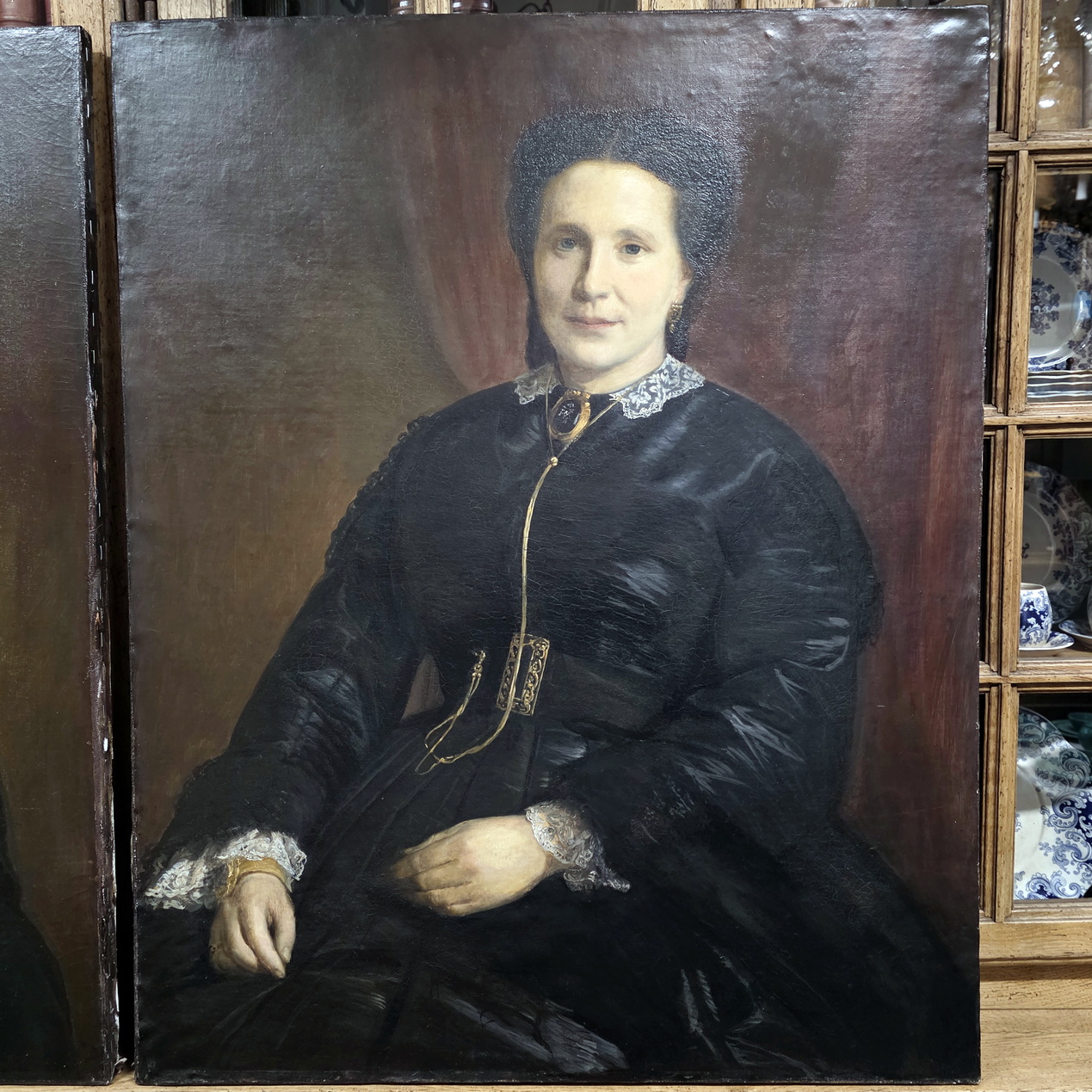 A pair of Formal French Portraits A pair of Formal French Portraits